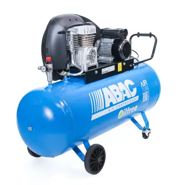 Abac EXpert A39B-0 200 CM3 - Compressore Aria Oilfree Monofase 3 HP con Serbatoio 200 L
