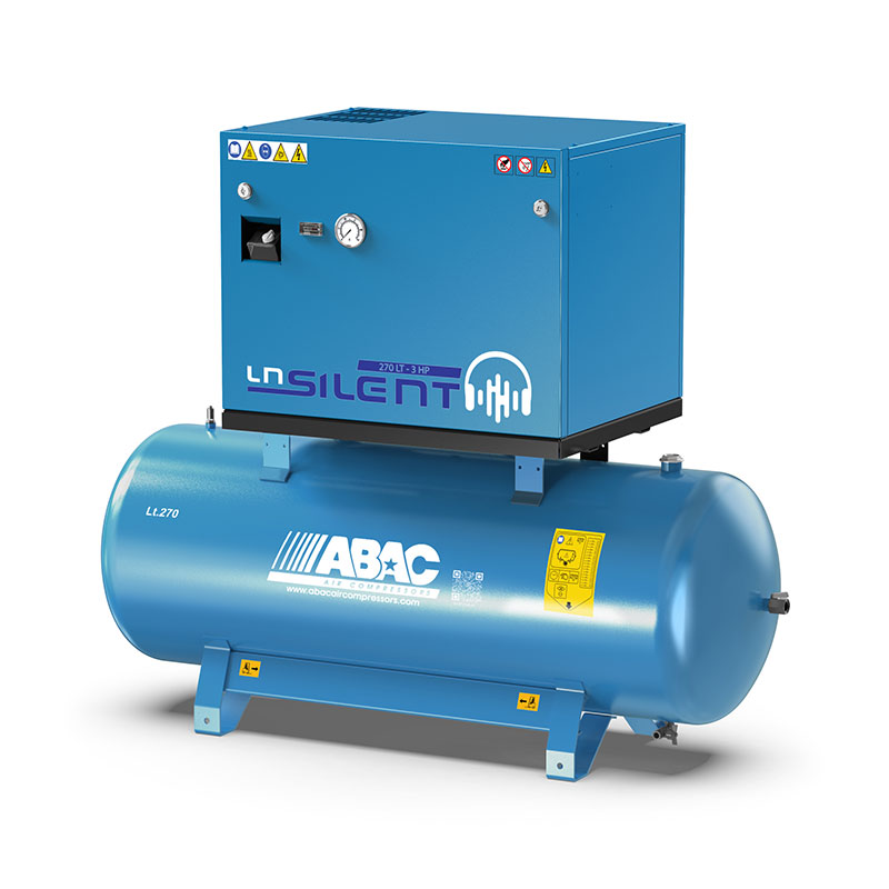 ABAC LN1 A49B 500 - T5.5 DOL Silent Compressor - Frequent Use 598 L/min