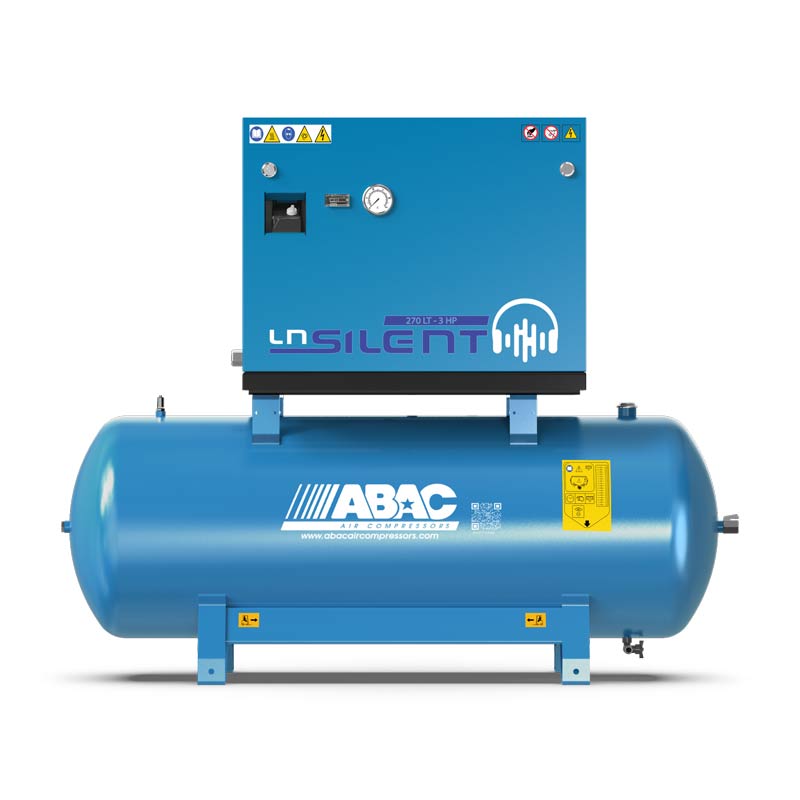 ABAC LN1 B5900 500 T5.5 DOL - Silenced Compressor with Soundproof Case 67 dB