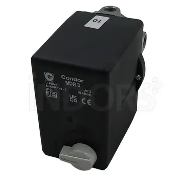 Abac Pressostato 2236112290 10 bar a 4 vie attacco 3/8'' per Compressori Aria da 4 a 5,5 HP