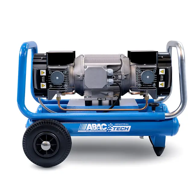 Abac Tech Pro ATF-S 4 5+5 10 - Compressore Aria a Ciclo Continuo 10 bar 4 HP con Serbatoio 5+5 L