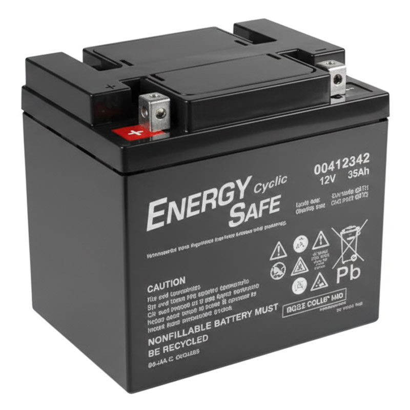 Accu Italia Energy Safe Cyclic 12V 35 Ah 00412342 - Batteria Piombo AGM per Veicoli Elettrici