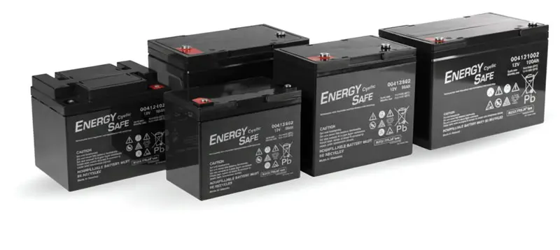 Accu Italia Energy Safe Cyclic 12V 50 Ah 00412502 - Batteria Piombo AGM per Attrezzature Elettriche