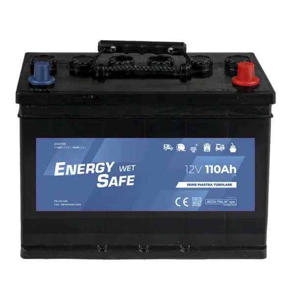 Accu Italia ES12110T 0365100 - Batteria al Piombo-Acido 12V 60 Ah per Macchine Elettriche