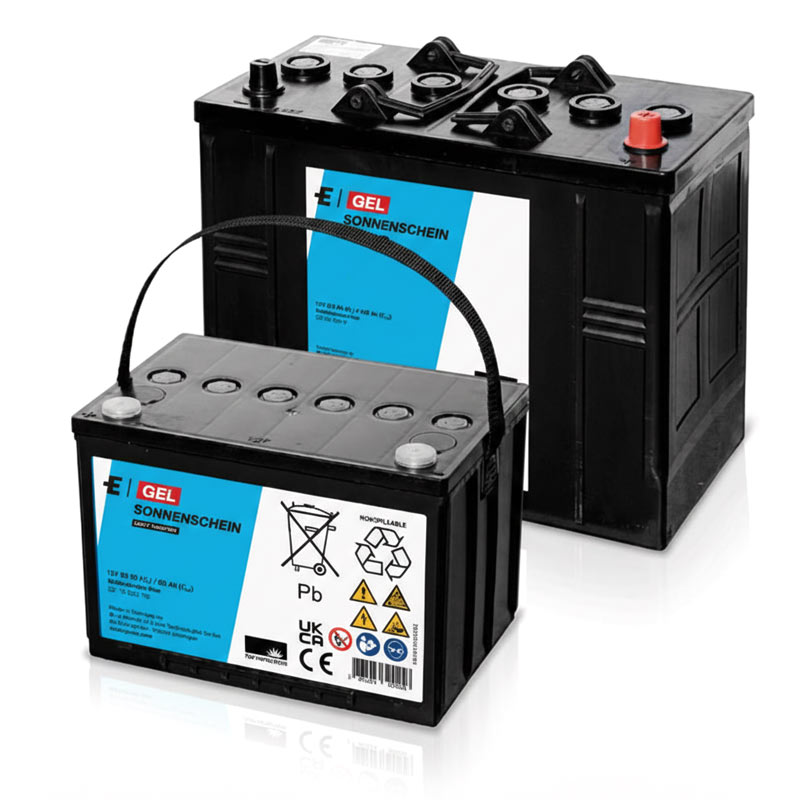 Accu Italia GF06180V 0392180 - Batterie gel 6 V 200 Ah pour applications électriques