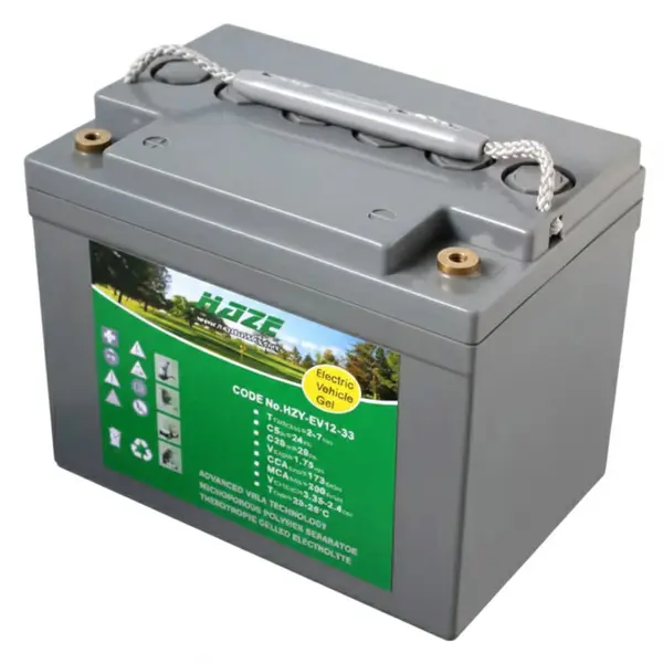 Accu Italia HZY12-33EV 7715120033 - Batteria Gel 12V 36,4Ah per Veicoli Elettrici e Professionali
