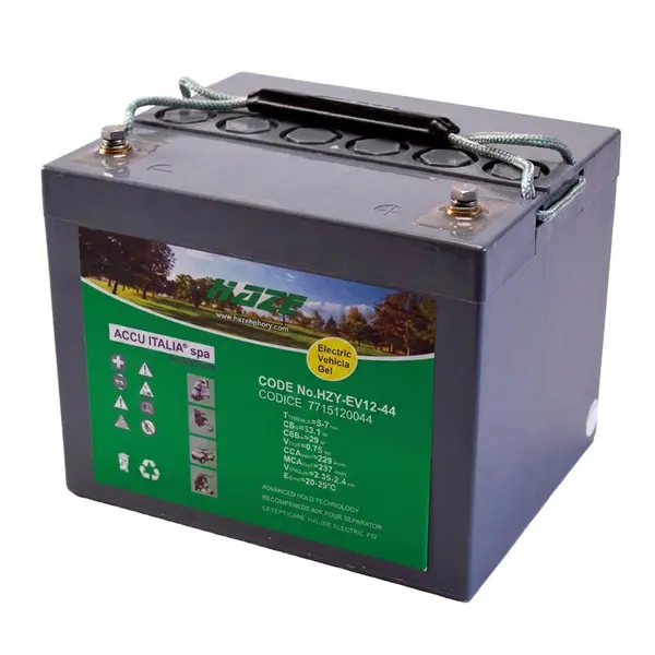 Accu Italia HZY12-44EV 7715120044 - Batteria Gel 12V 45,4Ah per Veicoli Elettrici e Professionali