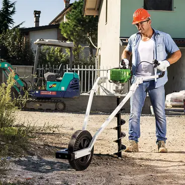 Active T152 - 1600001 Trivella Professionale con ruota zavorrata