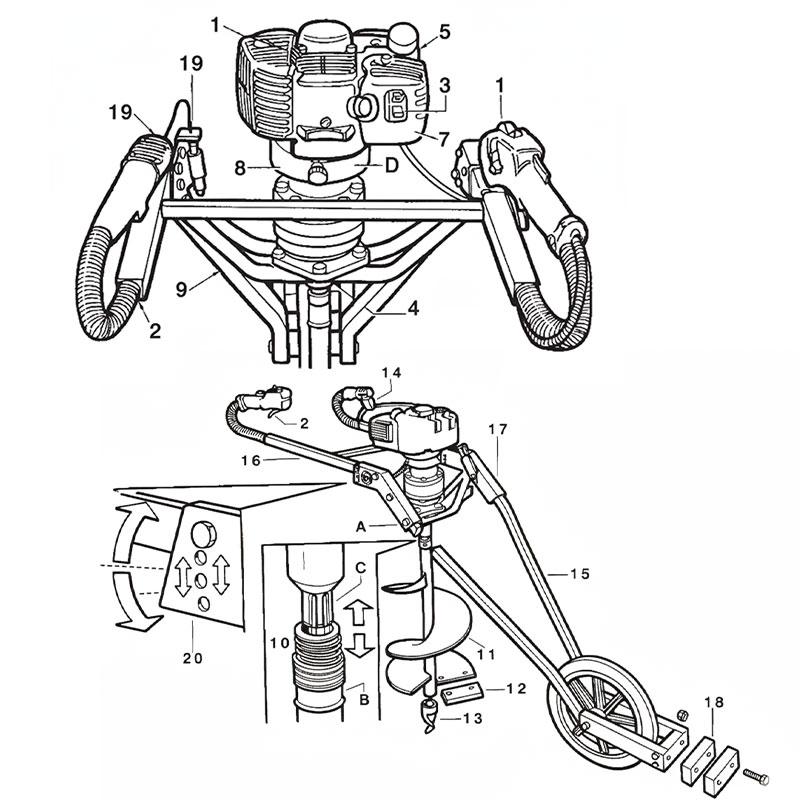 Active T152 - 1600001 Professional heavy-duty drill