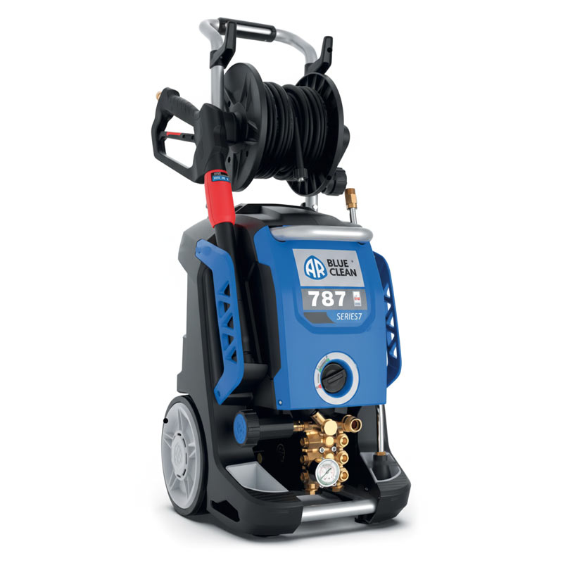 Annovi Reverberi 757 RLW Dual Pro 15764 - Idropulitrice ad Acqua Fredda 190 bar con Avvolgitubo