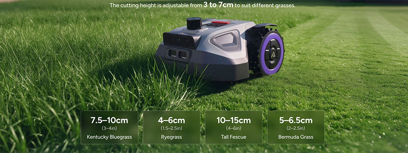 Anthbot M5 Pro - Robot Rasaerba senza filo perimetrale con 360° LiDAR + RTK & NetRTK + Dual Vision AI