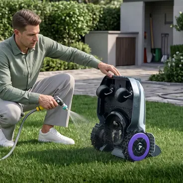 Anthbot N8 - Robot Tagliaerba 4 in 1 con Sacco di Raccolta 23 L