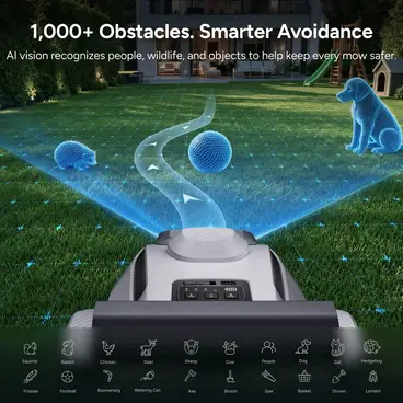 Anthbot N8 - Robot Tagliaerba 4 in 1 con Sacco di Raccolta 23 L