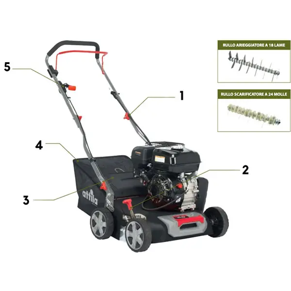 Attila ATM 4022 C - Arieggiatore e Scarificatore