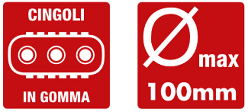 Broyeur de branches à essence Attila ATS 1300 L Track 064450 avec moteur Loncin 420 cm3