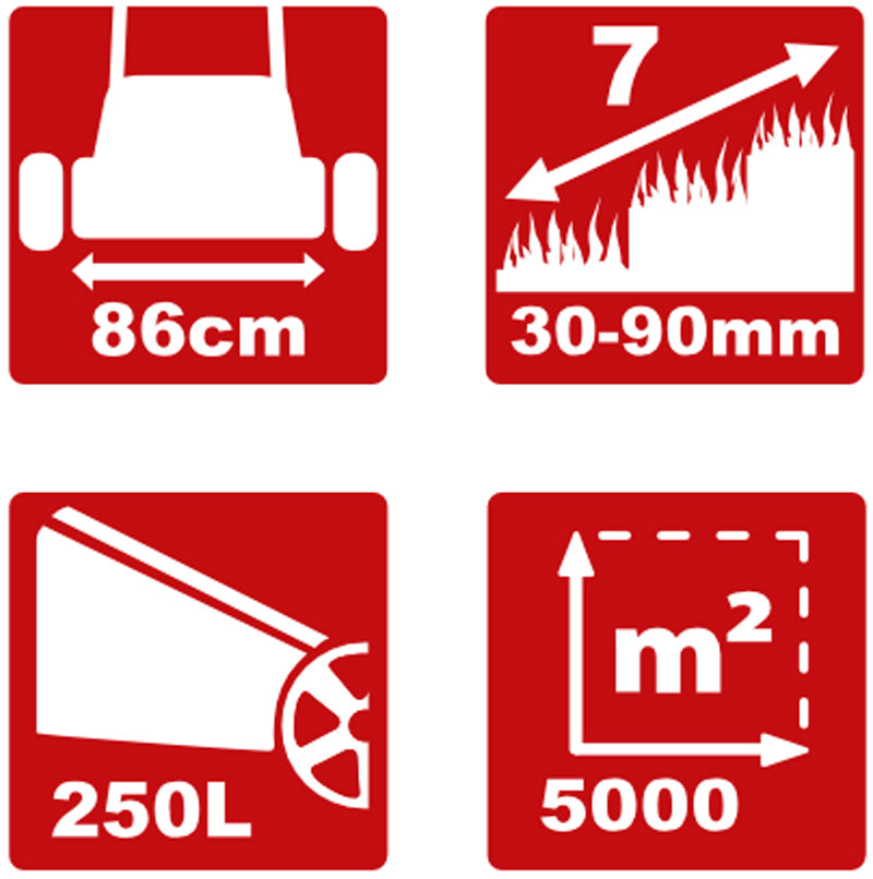 Attila AT 8635 RM 063645 - 86 cm Petrol Ride-On Mower with Loncin Engine