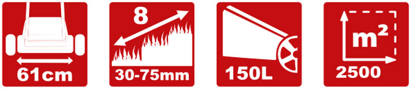 Attila AT 925 CVT 067190 - Rider Lawn Mower with 223 cc Loncin Engine