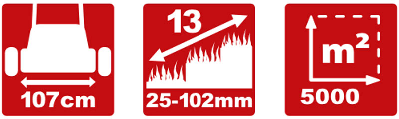 Attila AT 10755 LH-CVT 067330 - Trattorino Tagliaerba 107 cm Cambio Idrostatico CVT