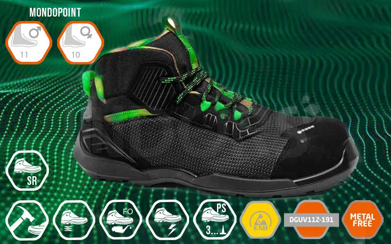 Base YELLOWSTONE TOP B0667B - Scarpa Antinfortunistica Tessuto Anti Abrasione