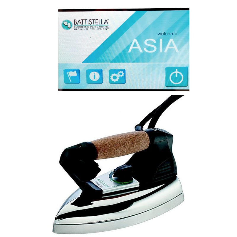 Battistella Asia Vap standard equipment EOS iron and touch screen
