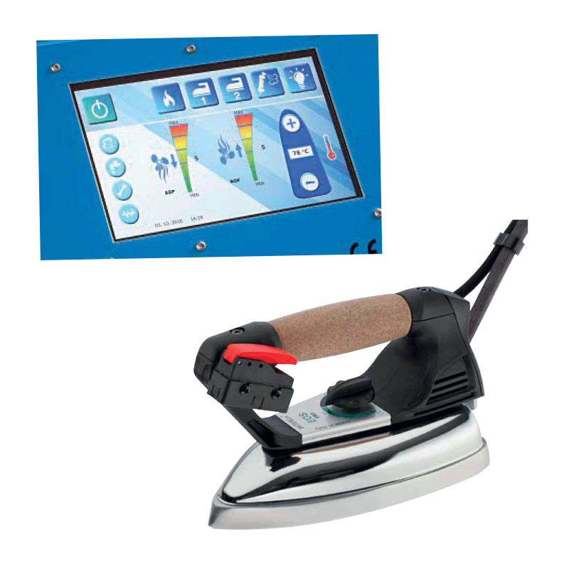 EOS iron and touch screen