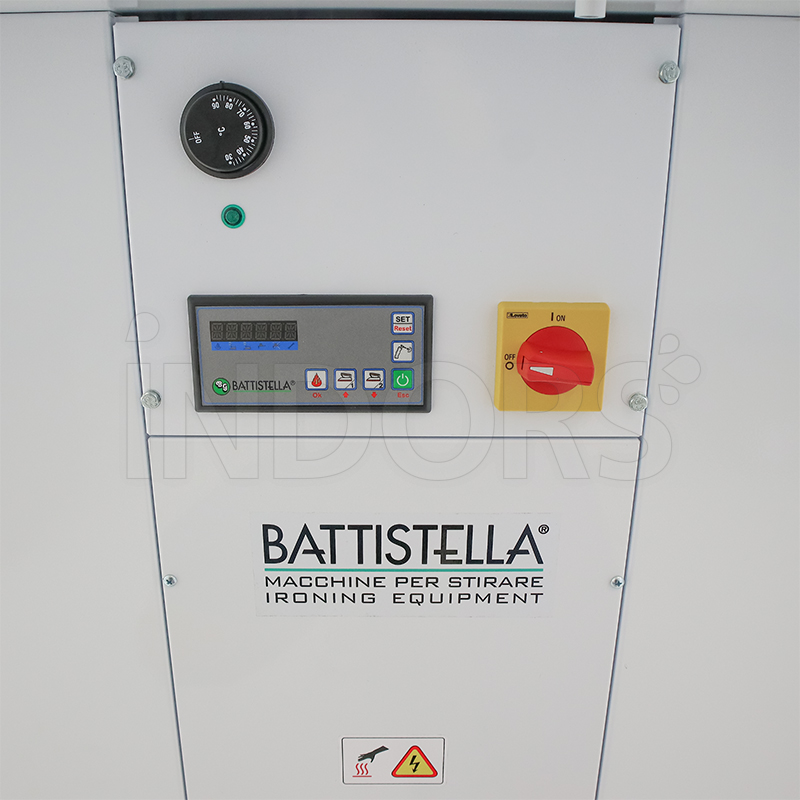 Battistella Urano with Boiler - Heated Industrial Ironing Table with Rectangular Top