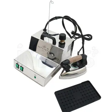 Battistella Vaporbaby Eco Inox - Generatore di Vapore con Caldaia 2,2 L e Ferro Espositivo