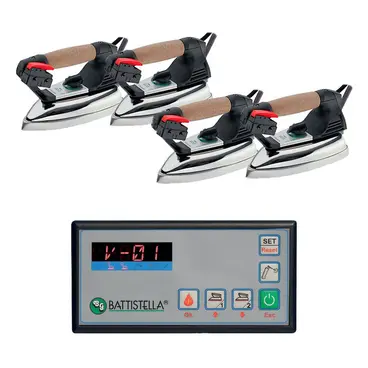 Battistella Saturno 4F - Generatore di Vapore con 4 Ferri mod EOS PRO e Console Comandi