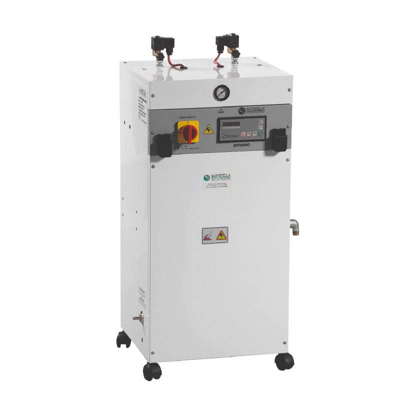 Battistella Saturno - Générateur de vapeur avec chaudière 8 L + 2 fers à repasser inclus