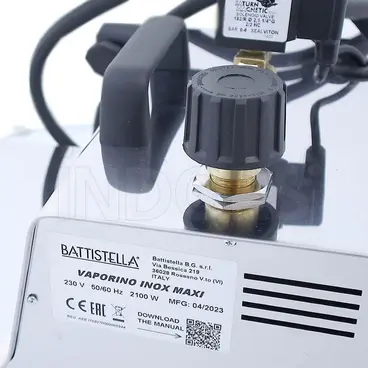 targhetta Vaporino Inox Maxi -  Generatore di Vapore con caldaia