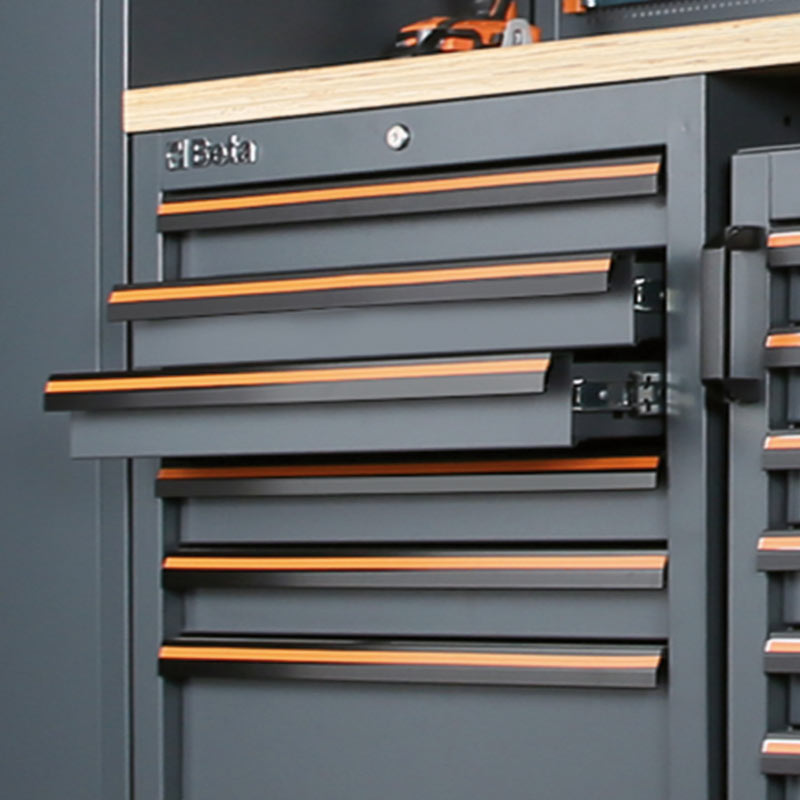 Beta C45PRO 2.0 X/268UT 00045009158 - Piano di Lavoro da Officina 61,5 cm con 268 Attrezzi Inclusi