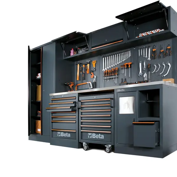 Beta C45PRO X/196UT - Piano di Lavoro da Officina 46 cm con 196 Attrezzi Inclusi