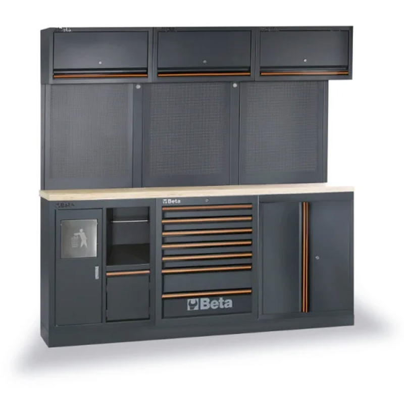 Beta C45PRO 2.0 A - Piano di Lavoro da Officina 61,5 cm con 157 Attrezzi Inclusi