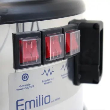 Emilio RA - Pulitore a Vapore con Aspirazione e Ricarica Automatica