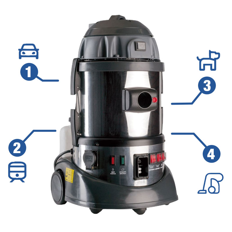 Bieffe Farinelli Emilio Plus Car - Professional Steam Cleaner - Car and Interior Cleaning