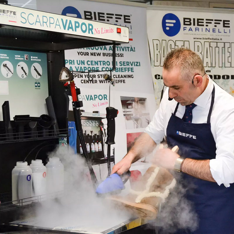 Bieffe Farinelli Scarpavapor No Limits BF426S Steam and Ozone Cleaner with Accessories