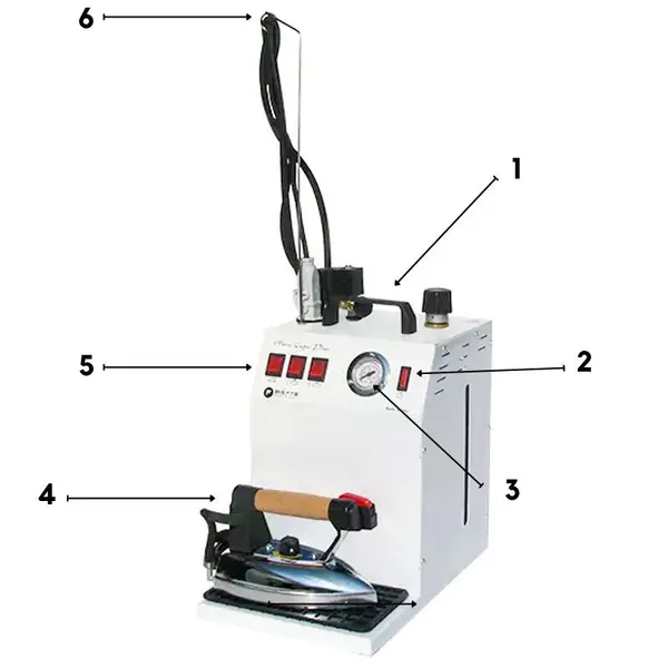 Bieffe Farinelli Maxi Vapor Plus BF04PCI - Generatore Vapore Inox per Stirare