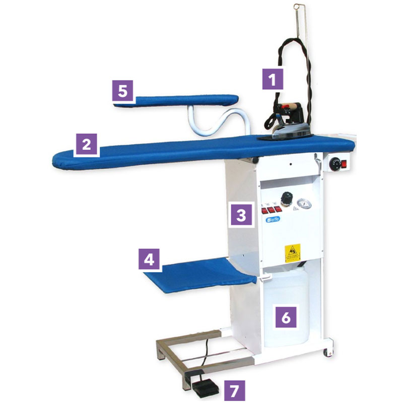 Bieffe Farinelli BF084 Forever - Ironing Board with Heating and Suction Boiler