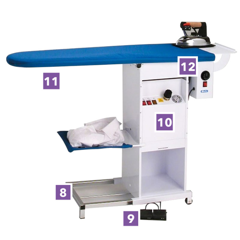 Bieffe Farinelli BF084 Forever - Ironing Board with Heating and Suction Boiler