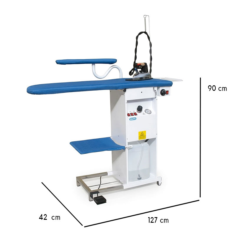 Bieffe Farinelli BF085 - Professional Ironing Board with Forever 2.8 L Boiler