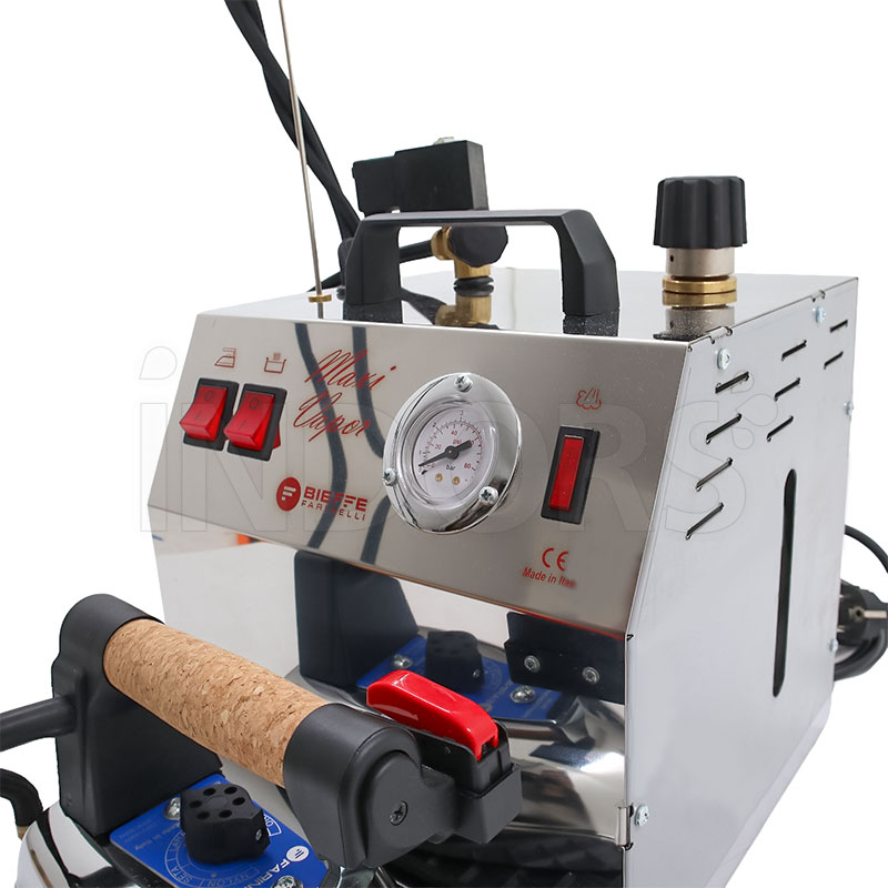 Bieffe Farinelli Maxi Vapor BF003CE - 3 bar Stainless Steel Steam Generator for Ironing