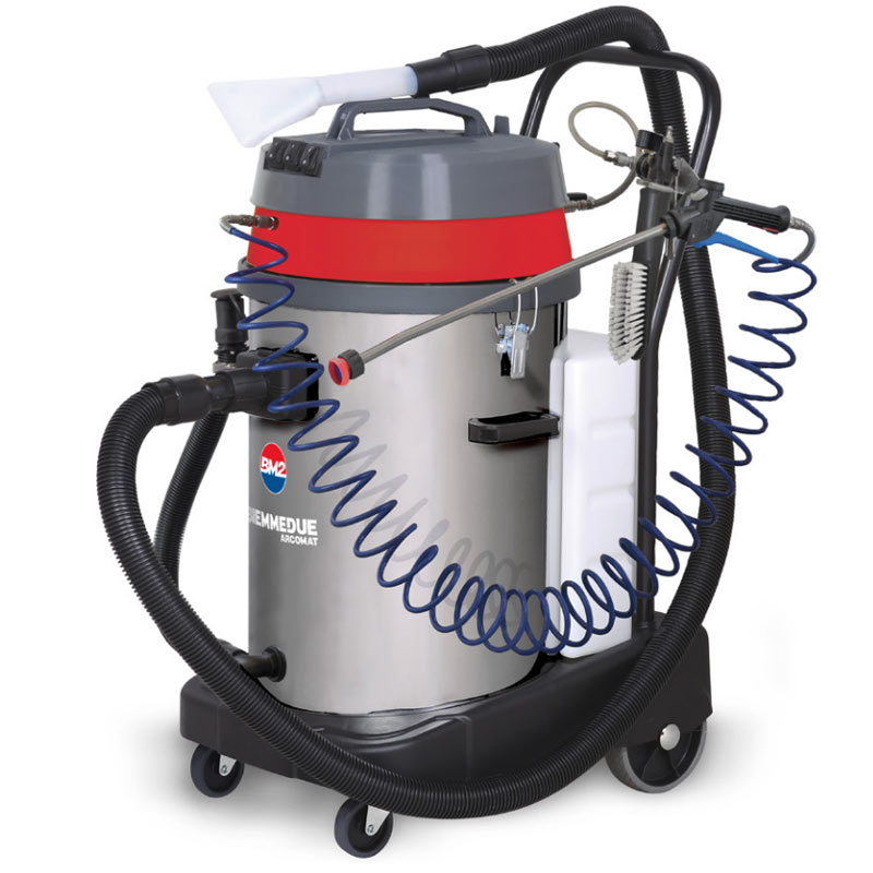 Biemmedue EX-F 80 M ECO 08EX004 - Wet and Dry Vacuum Cleaner with Foaming Agent and Stainless Steel Tank