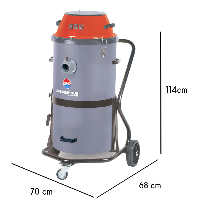 Biemmedue MTP 40 Bidone aspiratutto Industriale