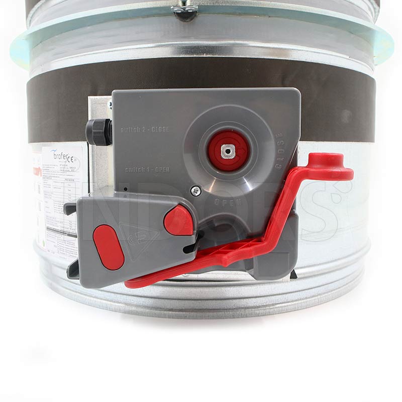 Fire Damper Kit ∅ 500 mm for Phoen Heat Generators