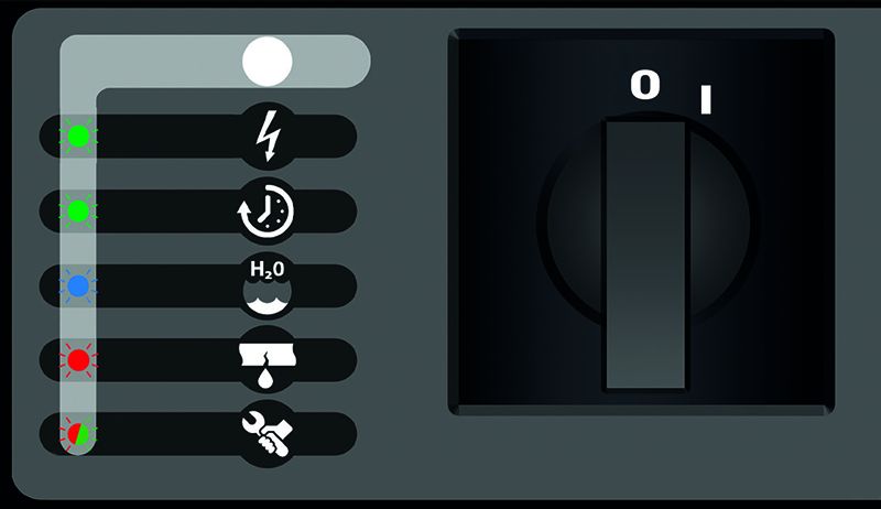 segnalazioni led Biemmedue Maxima 350/15 C/ACC 13 - Idropulitrice Industriale 900 L/h
