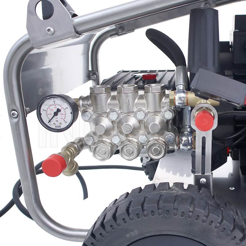 pompa e manometro Biemmedue Maxima Plus 200/21 - Idropulitrice Industria Alimentare Acqua Fredda