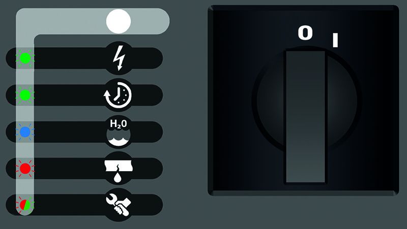 controllo macchina avanzato Biemmedue Maxima Plus 200/21 - Idropulitrice Alimentare a Freddo