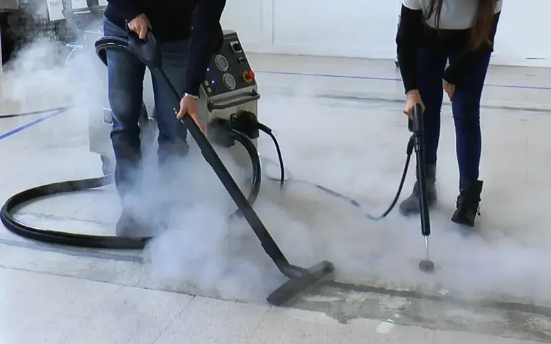 Biemmedue Andromeda - Pulitore a Vapore Industriale + Idrogetto + Detergente + Aspirazione