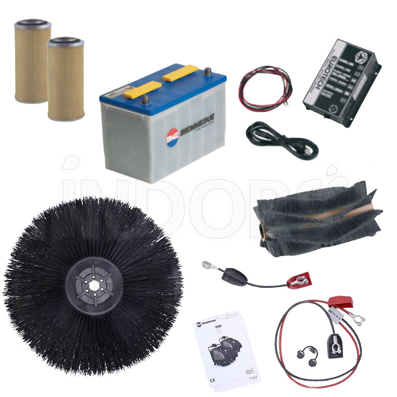 dotazione standard Biemmedue One 650 / 850 ET Spazzatrice a Batteria