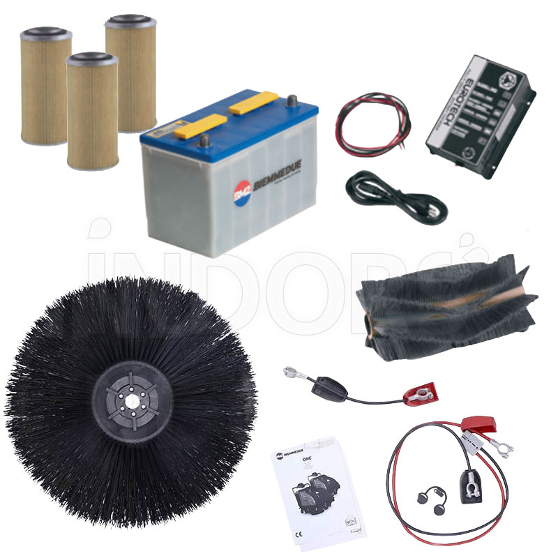 dotazione standard Biemmedue One 650 / 850 ET Spazzatrice a Batteria